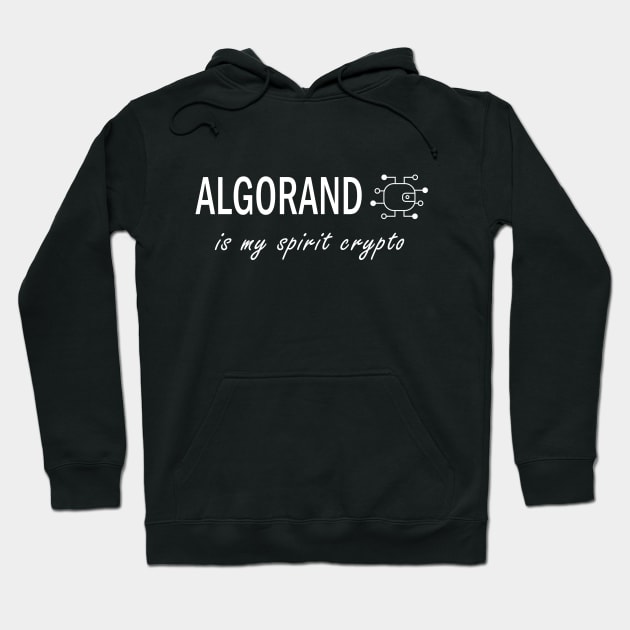 Algorand is my Spirit Crypto - Dark BG Hoodie by olivergraham